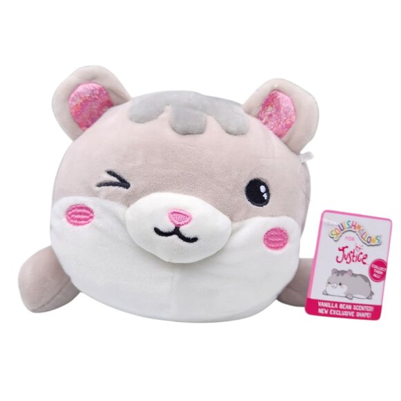 Squishmallows x Justice Hallie The Hamster 10" Vanilla Bean Scented Plush - Picture 1 of 3
